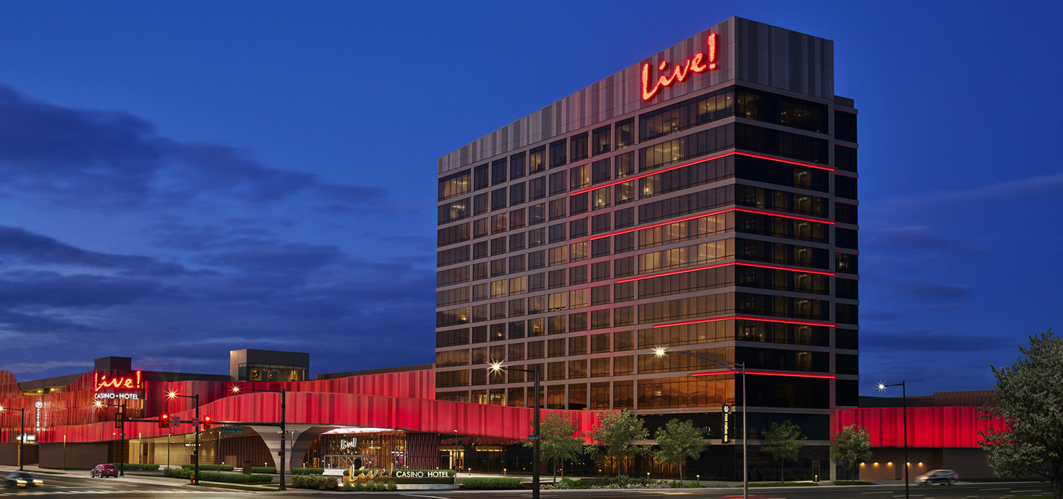 hotels near philly live casino